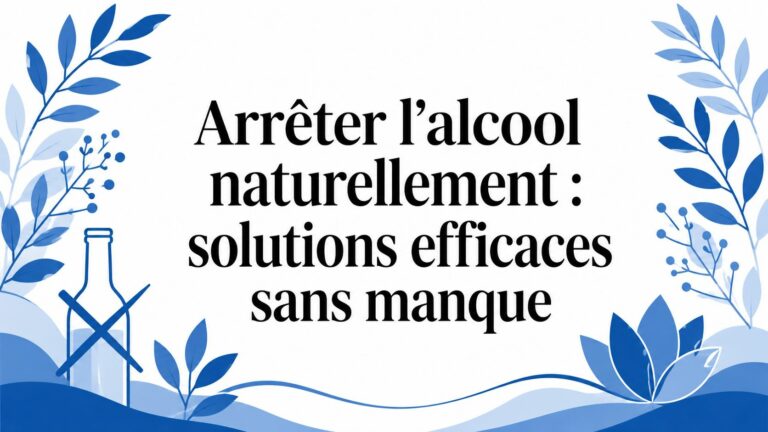 Arrêter l’alcool naturellement : solutions efficaces sans manque