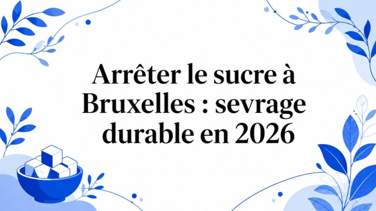Arrêter le sucre à Bruxelles : sevrage durable en 2026