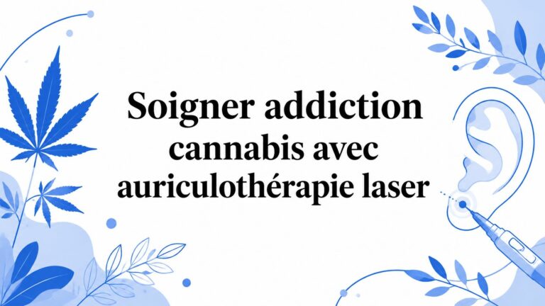 Soigner addiction cannabis avec auriculothérapie laser