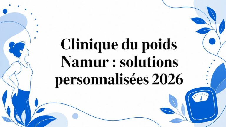 Clinique du poids Namur : solutions personnalisées 2026