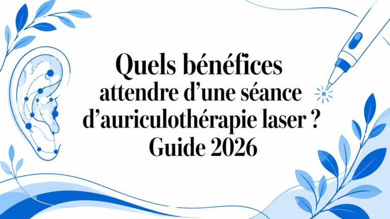 Quels bénéfices attendre d’une séance d’auriculothérapie laser ? Guide 2026