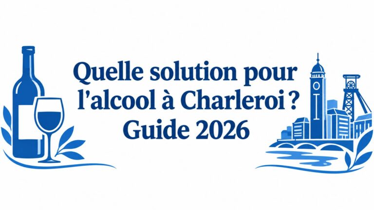 Quelle solution pour l&rsquo;alcool à Charleroi ? Guide 2026