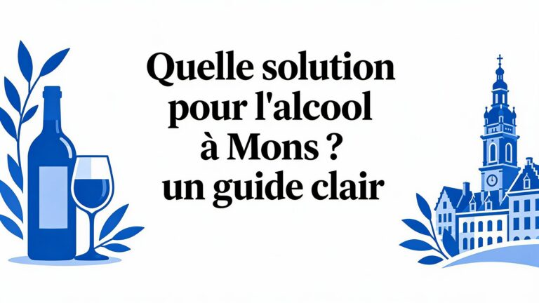 Quelle solution pour l&rsquo;alcool à Mons ? un guide clair