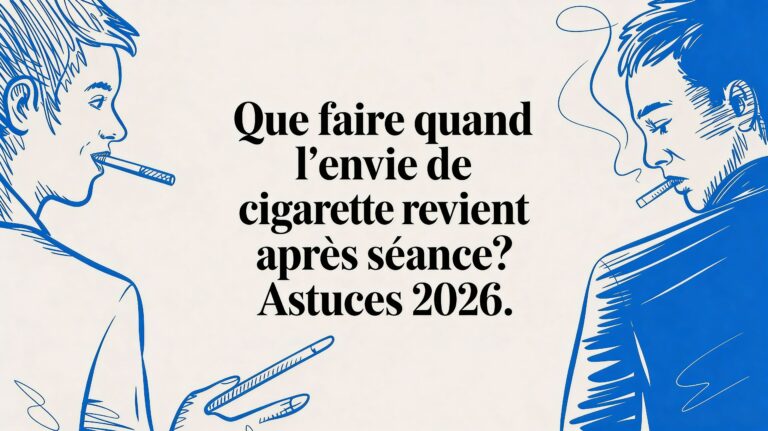 Que faire quand l’envie de cigarette revient après séance? Astuces 2026.