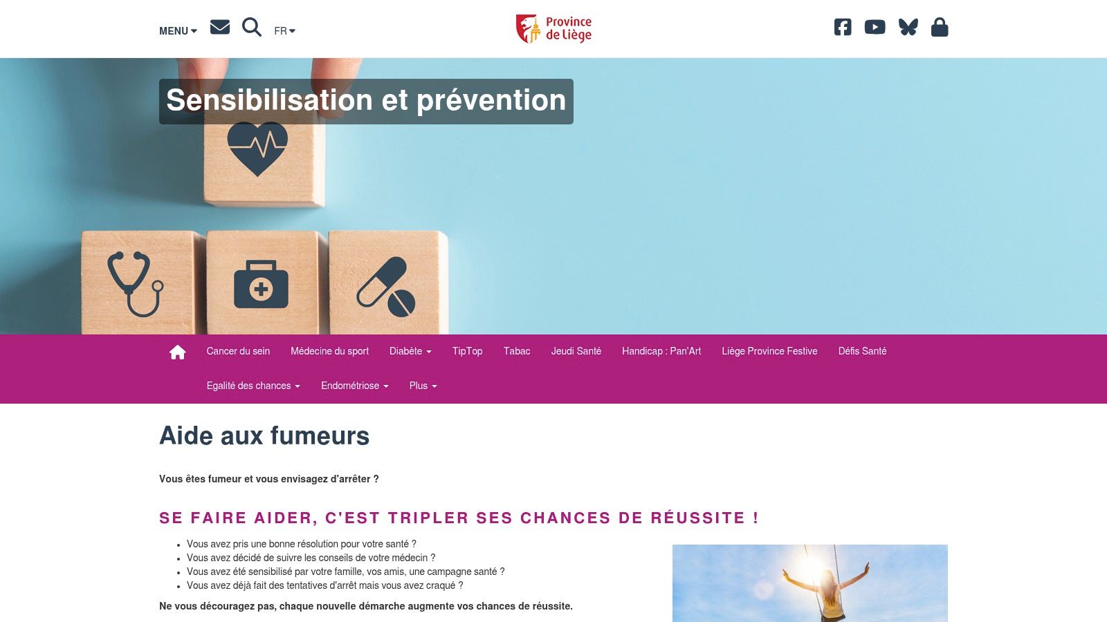 Plan de 5 jours de la Province de Liège
