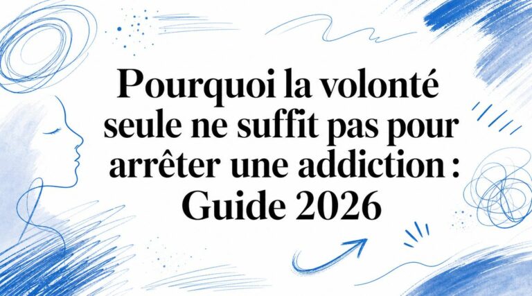 Pourquoi la volonté seule ne suffit pas pour arrêter une addiction : Guide 2026